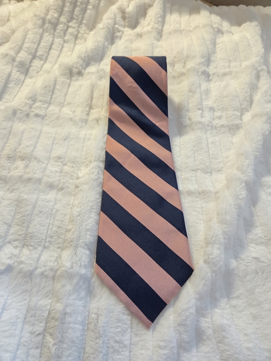 J. Crew Other - J. Crew 100% Silk Striped Pink and Navy Men's Tie